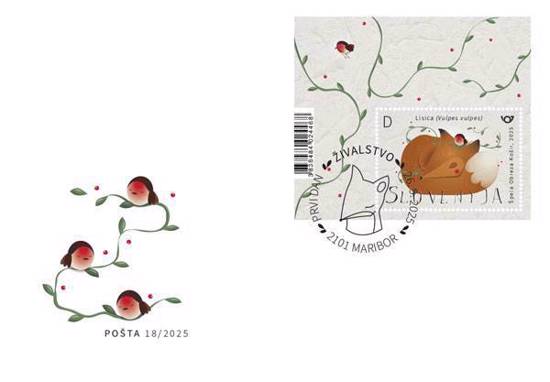 Živalstvo - Lisica - blok